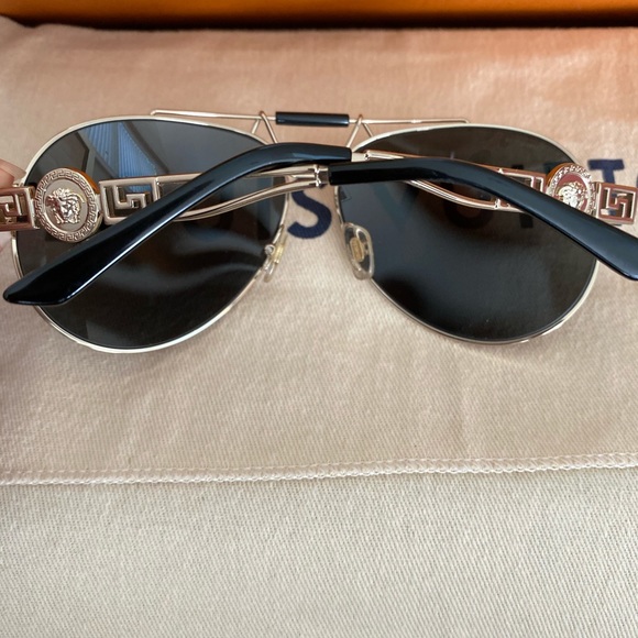 😎Authentic Versace Aviators😍 - Picture 2 of 2